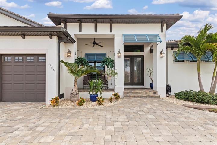 Welcoming front entrance with porch area.