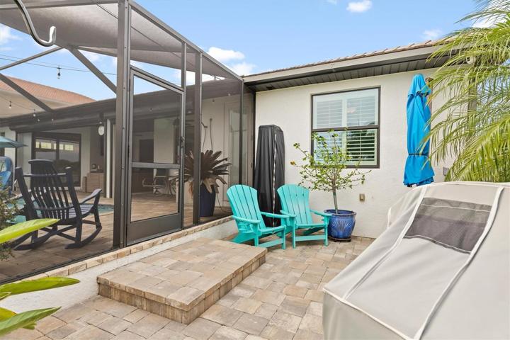 Tons of room on this side patio area.