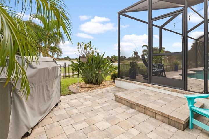 The outdoor space doesn't end at the lanai.