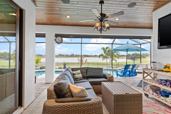 Lanai with a view.