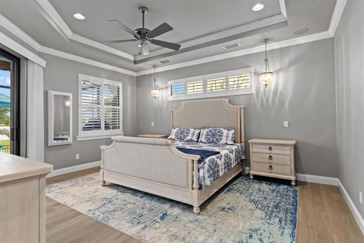 Spacious primary bedroom