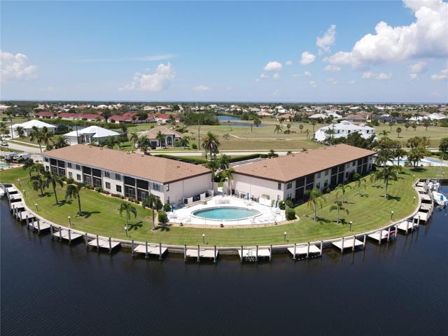Condo complex on the canal