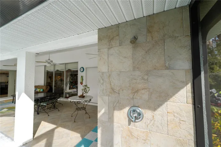 outdoor shower