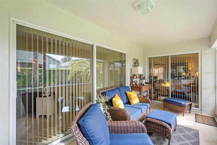 This Lanai encapsulates the spirit of open-air living and seamlessly blends indoor comfort with the beauty of the outdoors.
