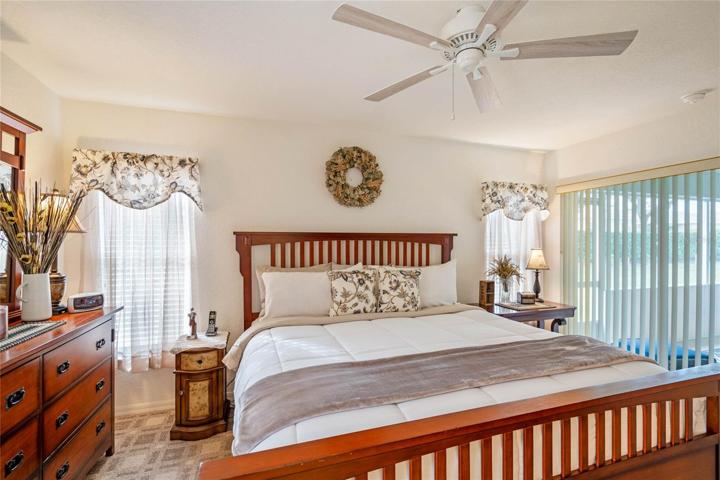 Glass Sliding doors lead on to the Lanai