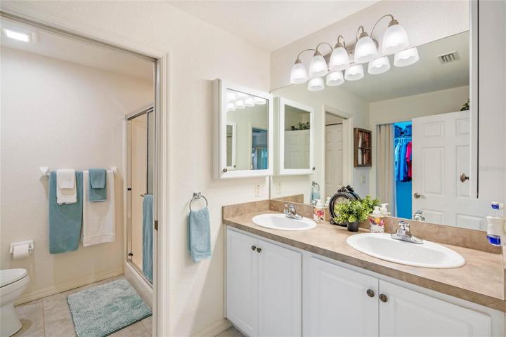 Master Bathroom is boast a Comfort Height Vanity with Dual Sinks