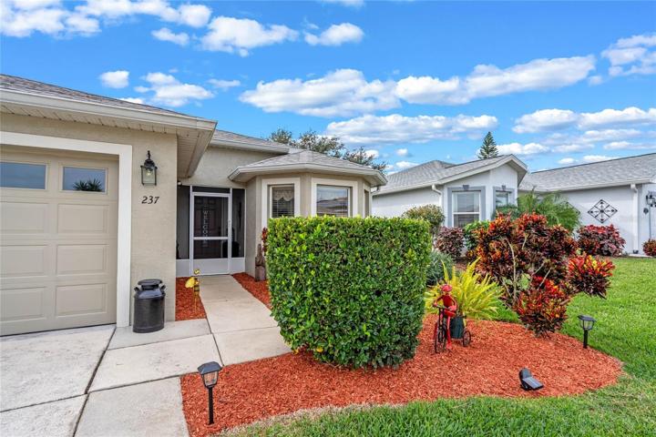 Lushly Landscaped Yard