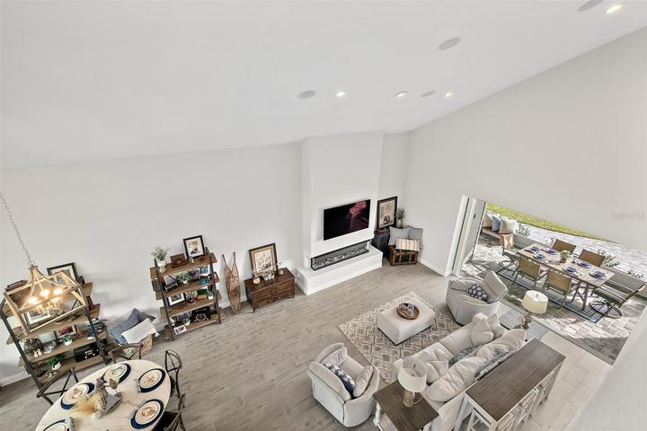 View of Family Room from 2nd Floor