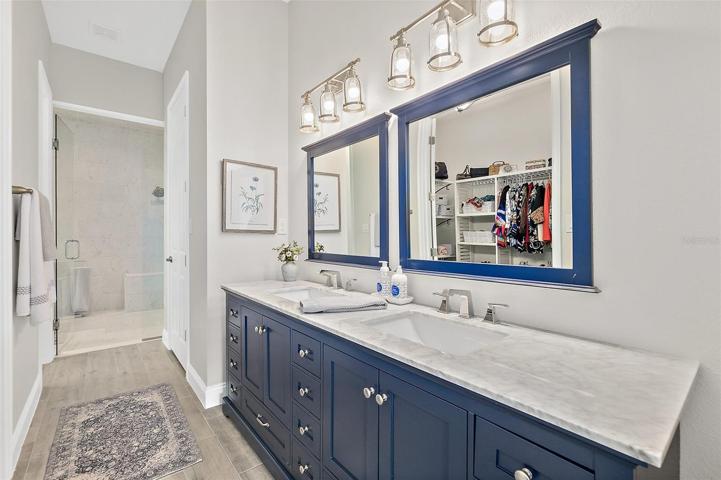 Master Bathroom w/Quartz Countertop & Dual Sink/Vanity Areas