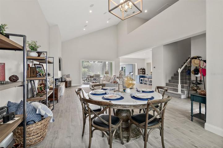 Vaulted Ceiling & Tile Floors