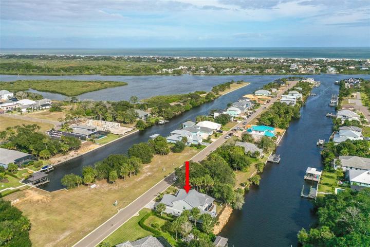 Aerial View of Canals & Property
