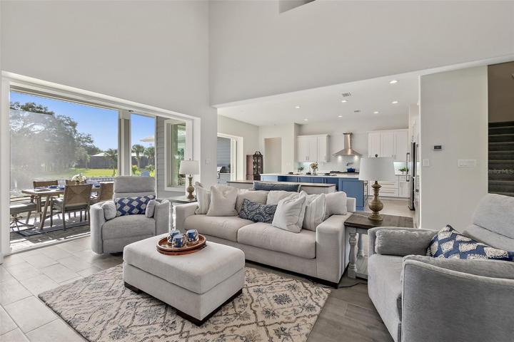 Sliders Lead to Lanai for Indoor/Outdoor Living