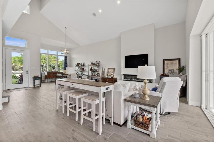 Linear Fireplace for the perfect Ambiance!