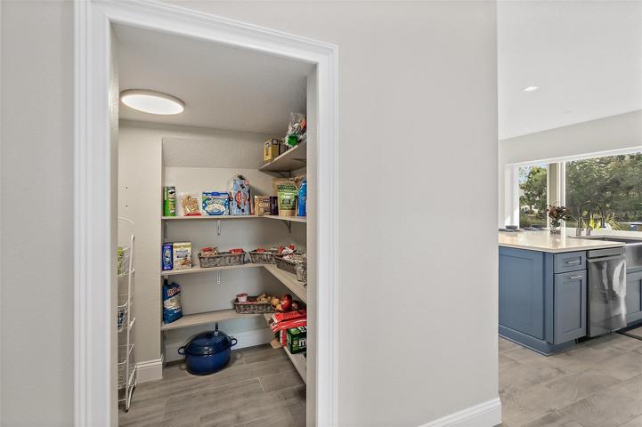 Large walk-in Pantry
