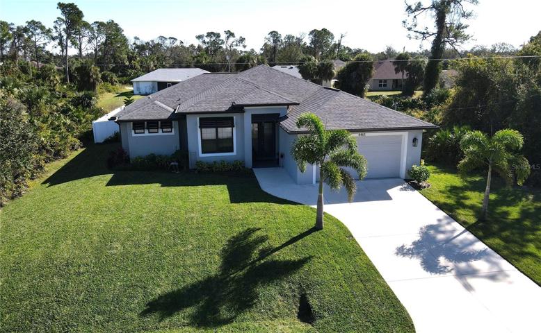 Aerial view of home