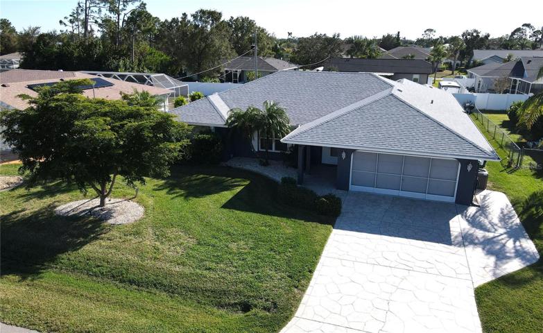 Aerial view of home
