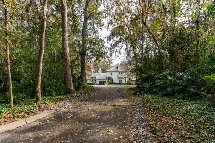 Front lane leading towards home.