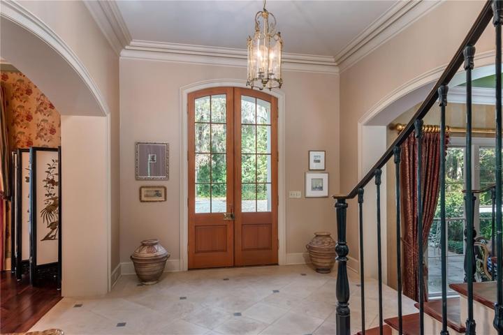 Welcoming foyer.