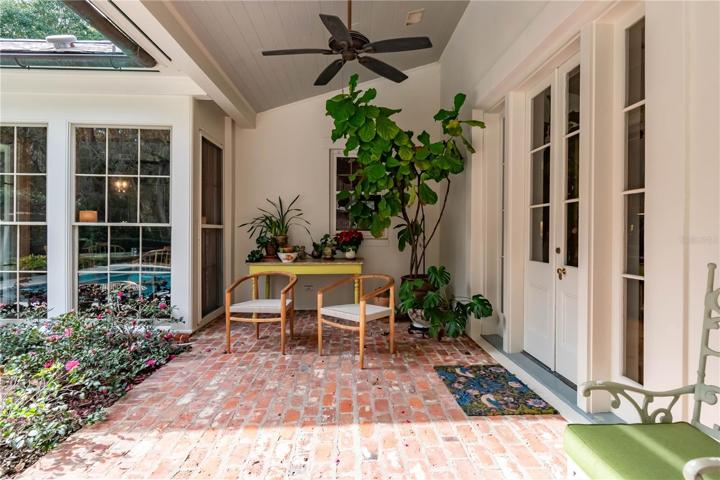 Back porch.