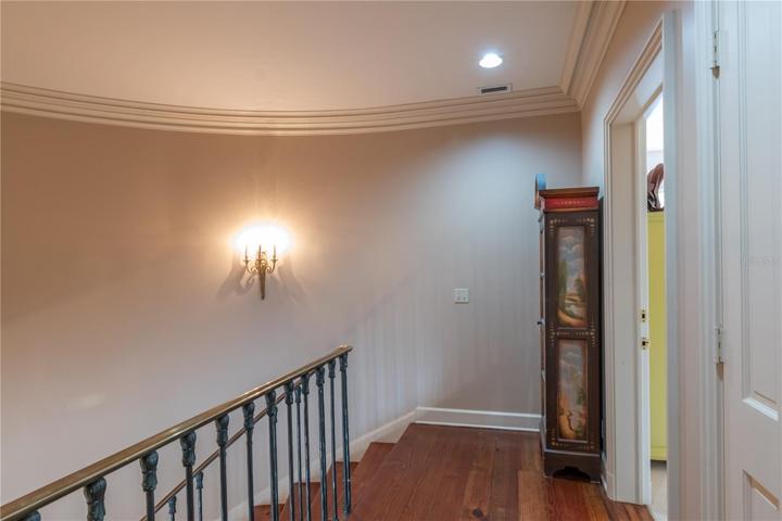 Upper landing.