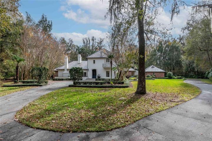 Large front yard.