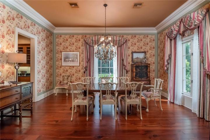 Formal dining room.