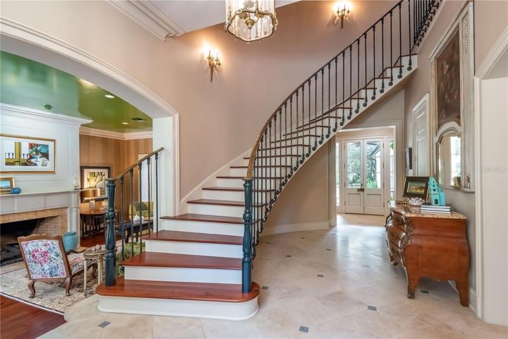 Grand staircase.