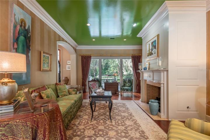 A spacious living room.