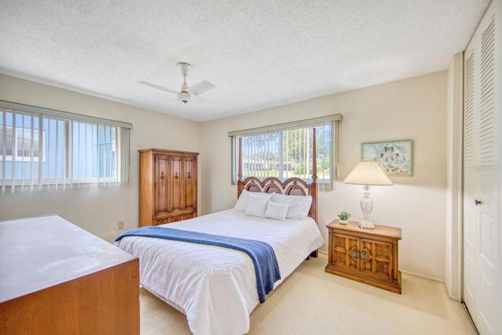 Master bedroom with a full wall of closet space~