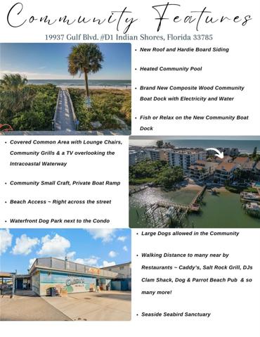 COMMUNITY FEATURE SHEET!