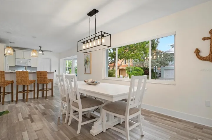 Dining room/Kitchen with open living
