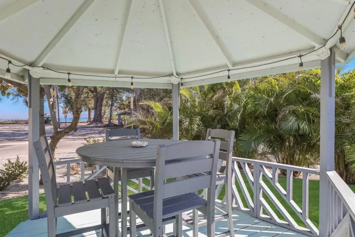 Gazebo with views of Tampa Bay
