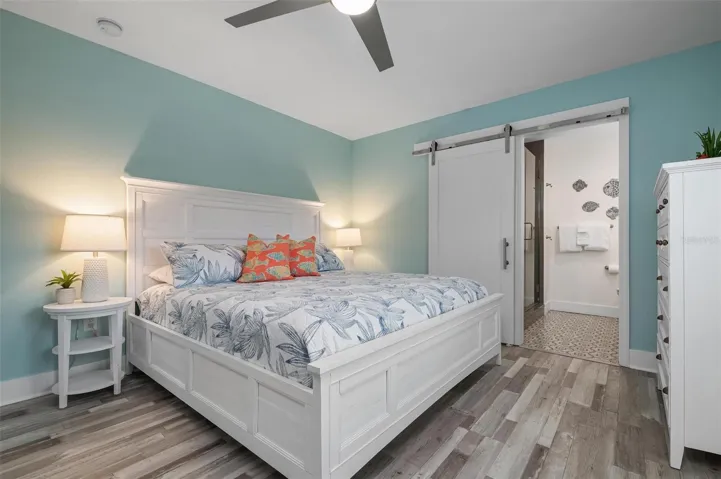Primary bedroom with en suite bath