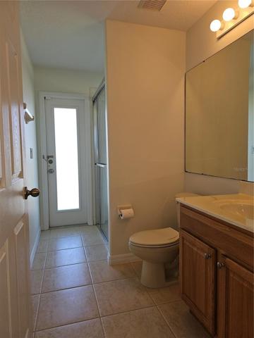 Bathroom 3 - with access to the backyard