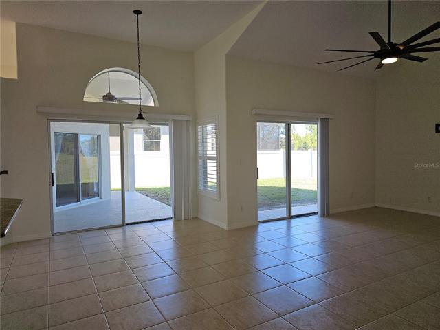 Family Room Access to the Backyard