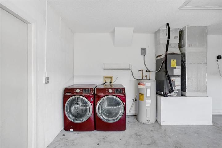 Laundry in Garage