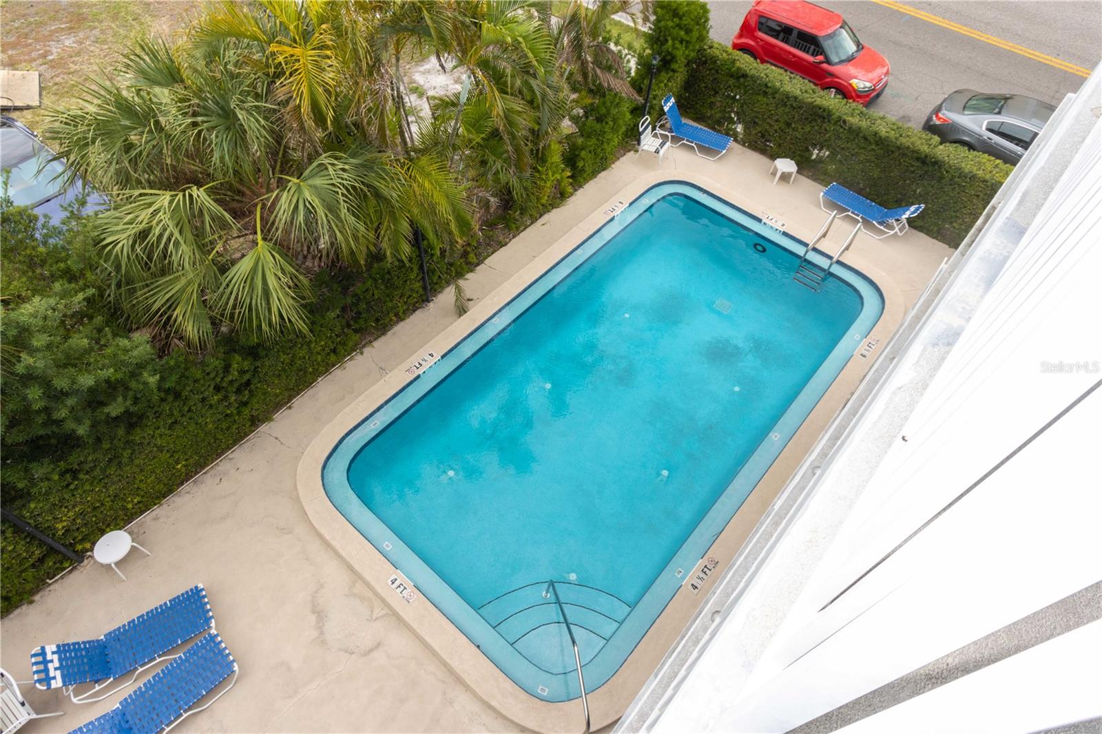 AERIAL OF POOL