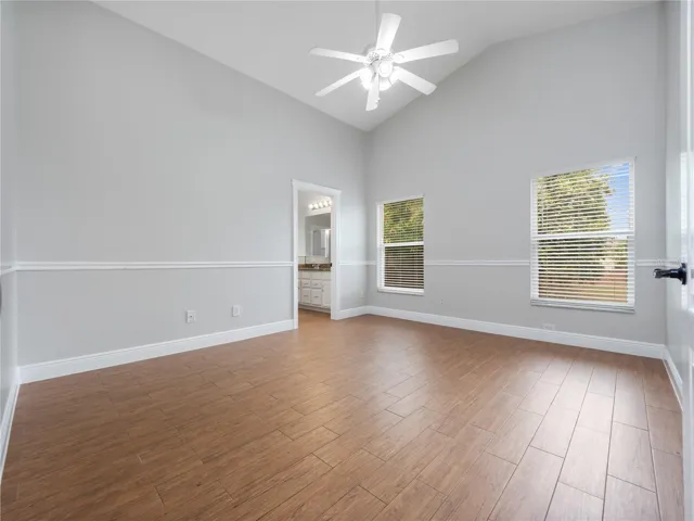 Master Bedroom. Door to Master Bath