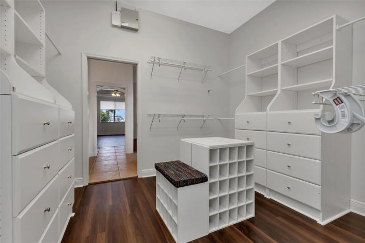 Primary Bedroom Closet - room size is approx. 10'x12'