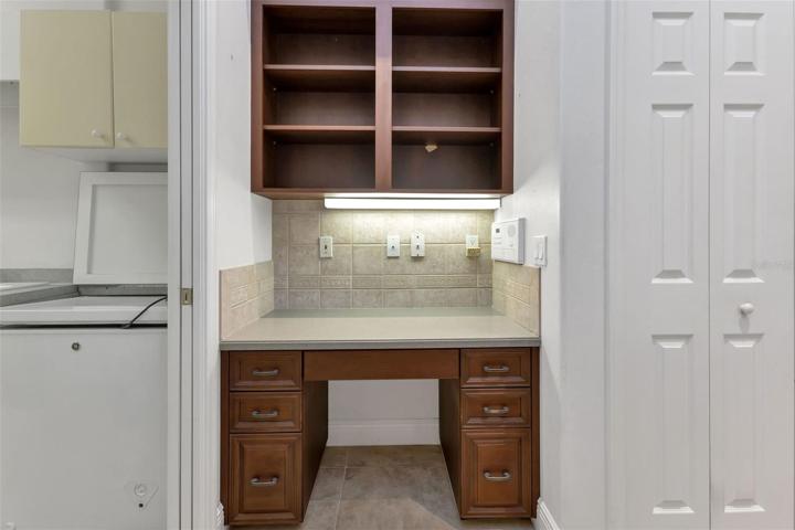 Desk Space in Kitchen
