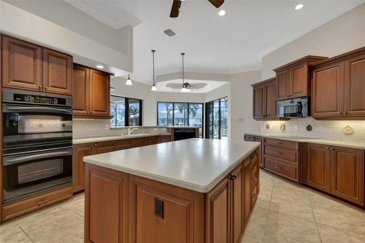Kitchen Island - Corian Countertop