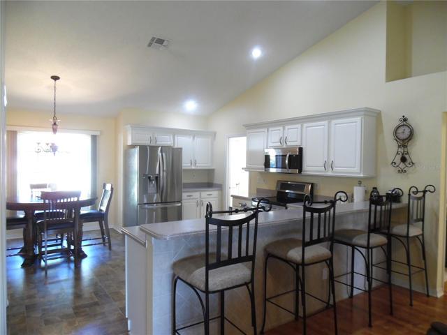 Another kitchen shot showing how open it is to the living area