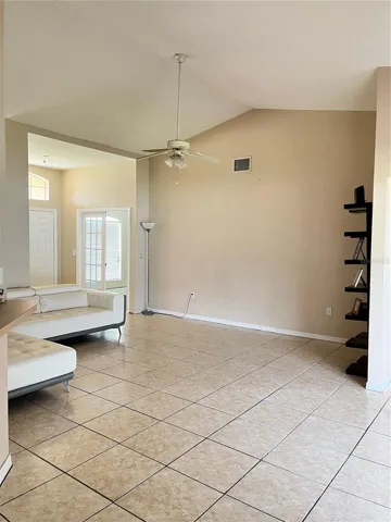 Living Room to front door view
