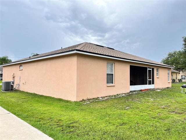 Back view of home