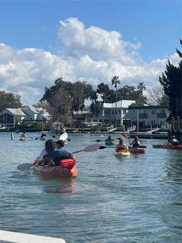 Kayaking in the springs