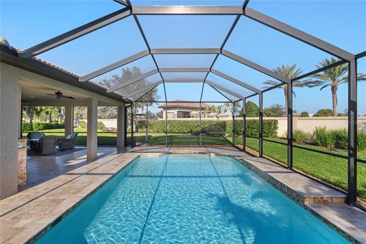 Saltwater pool is heated!