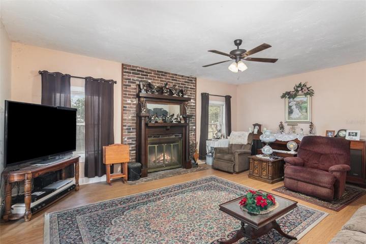 Living Room with Fireplace