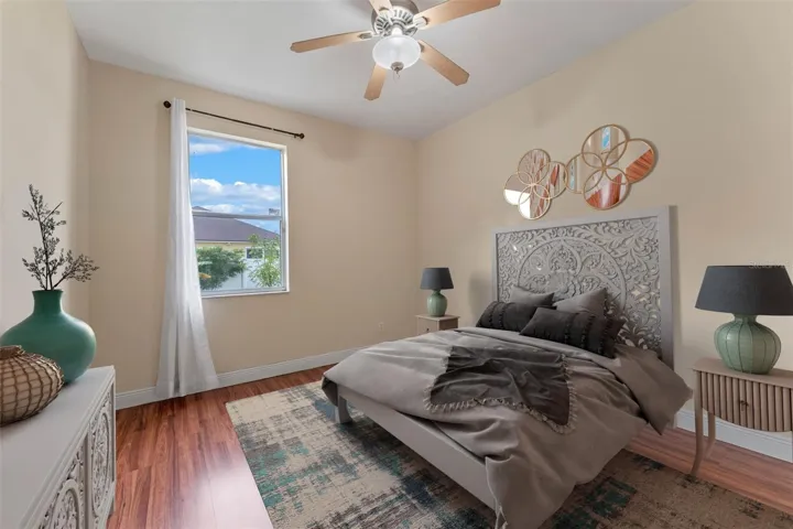 Mother in Law (MIL) Bedroom - view 1 - virtual stage
