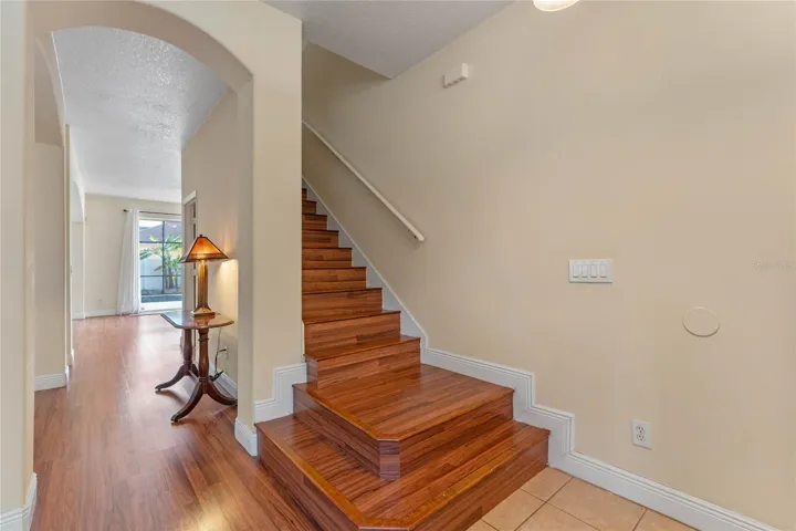 View of hallway from front entryway