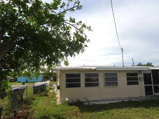 Back of the home